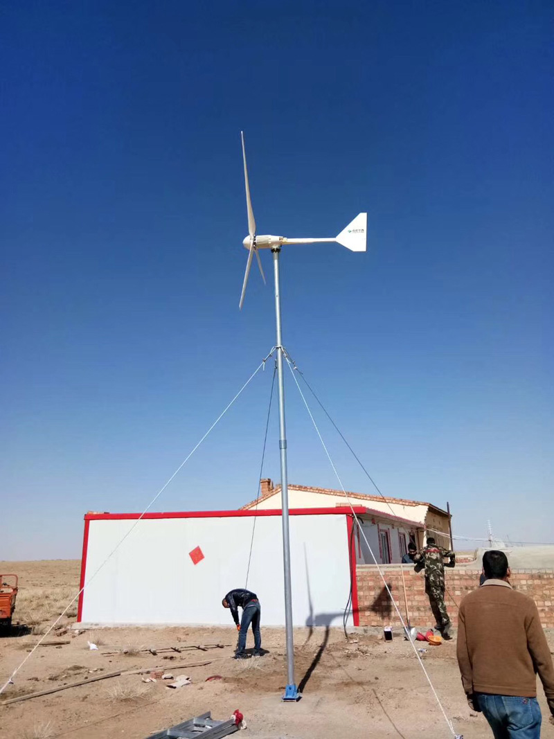 水平轴风力发电机案例